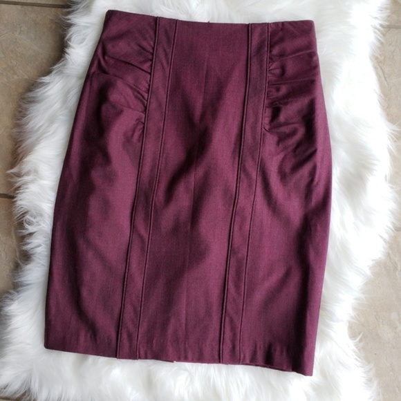 Nanette Lepore Dresses & Skirts - Nanette Lepore Ruched Pleated Pencil Skirt 6